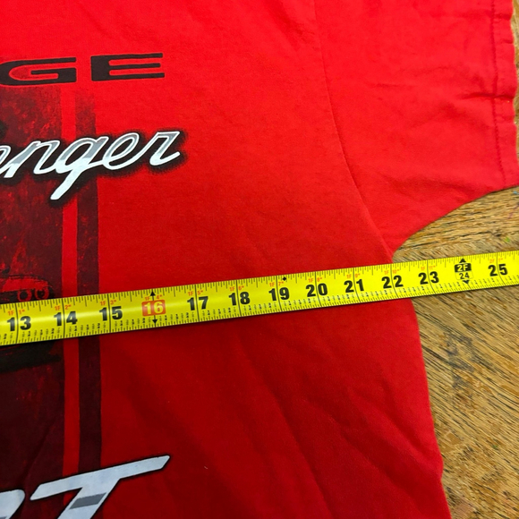Dodge Challenger SRT Logo Mens XL Red Auto Car Graphic T-Shirt Official Licensed - Picture 6 of 6